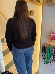 Pull à col dentelle
