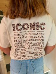 T-shirt enfant « Iconic » – Écru - Mini