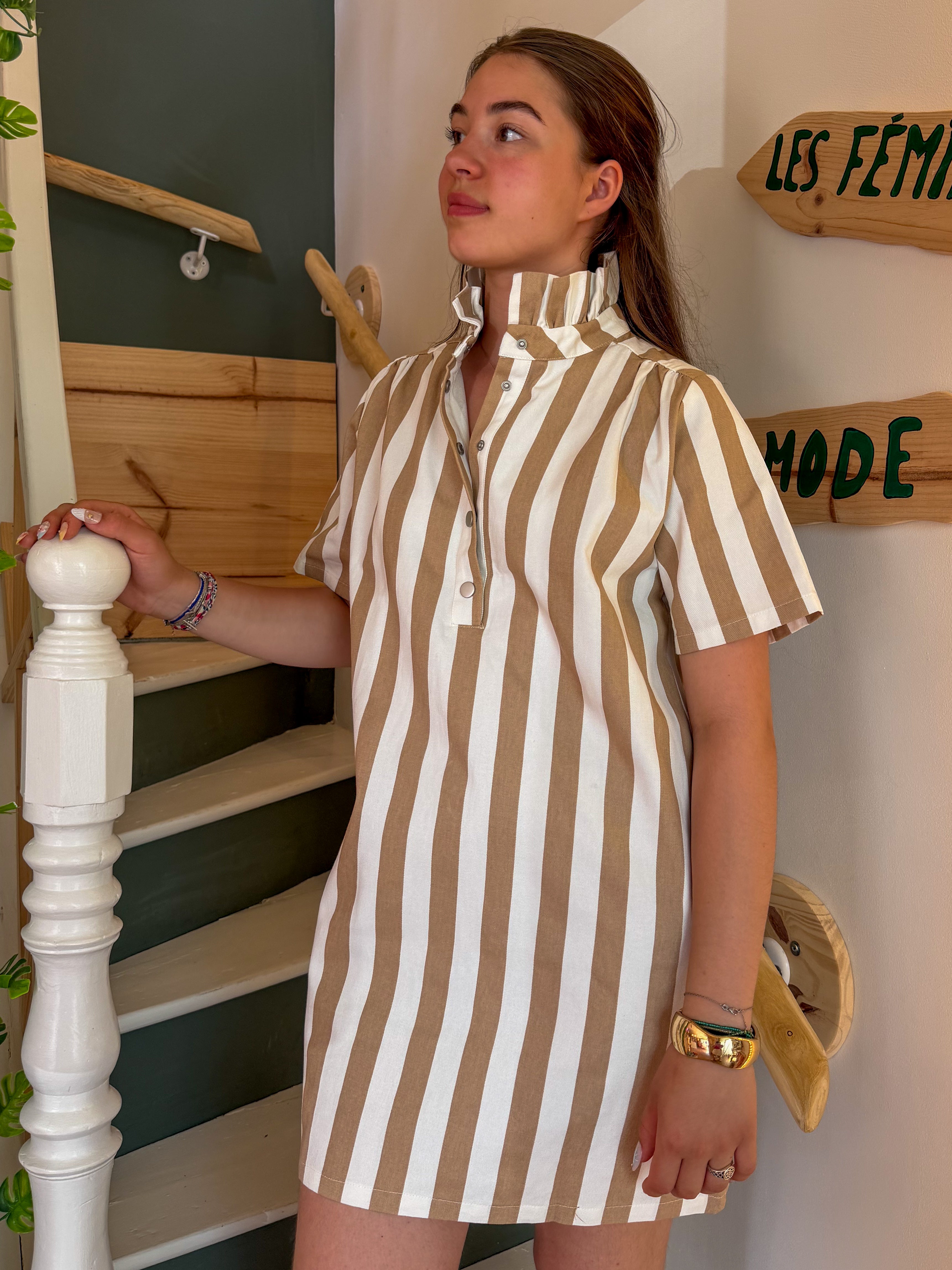 Robe Chemise Rayée