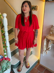 Robe Courte Fluide