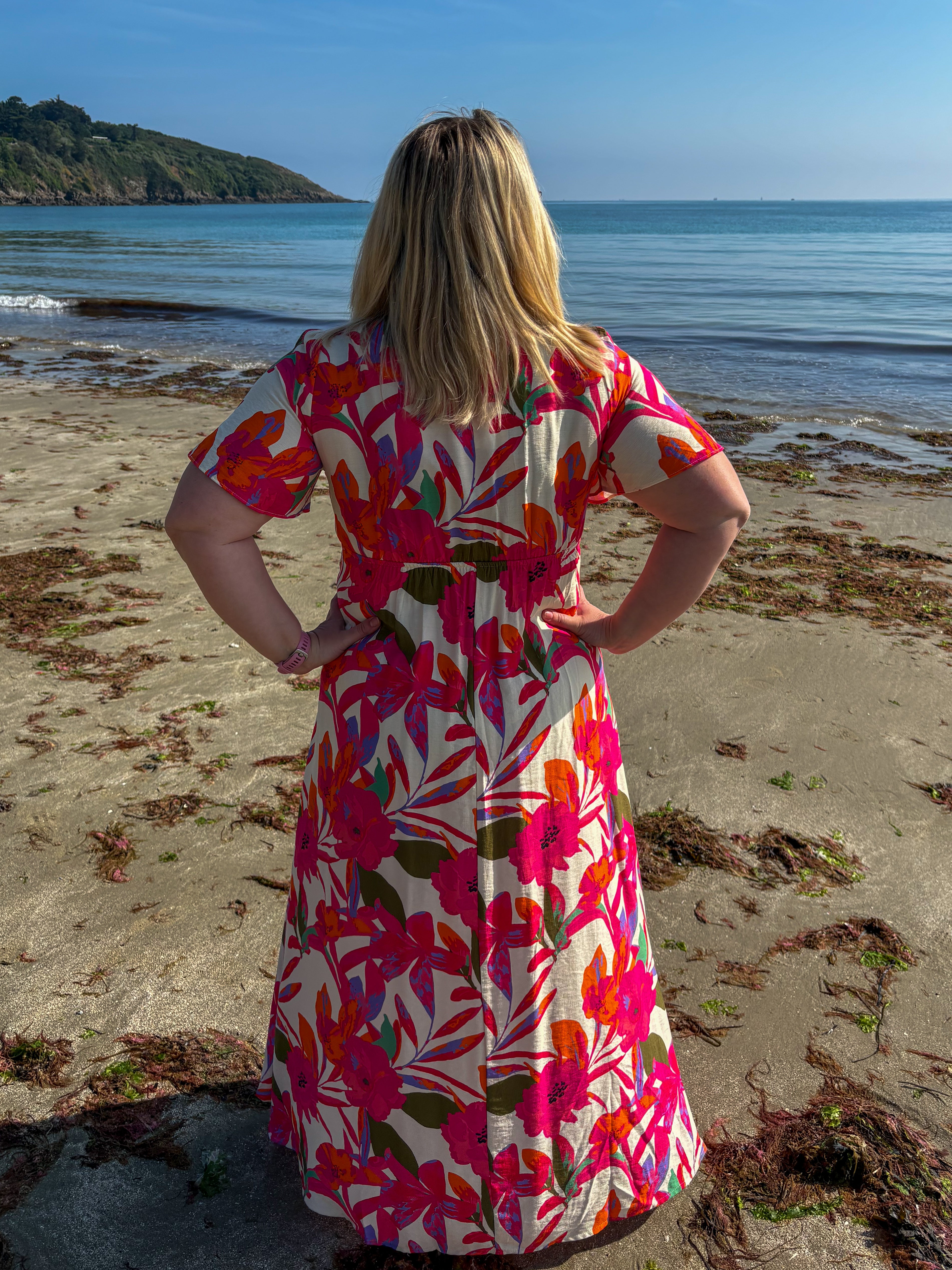 Robe Longue à fleurs - Plus size