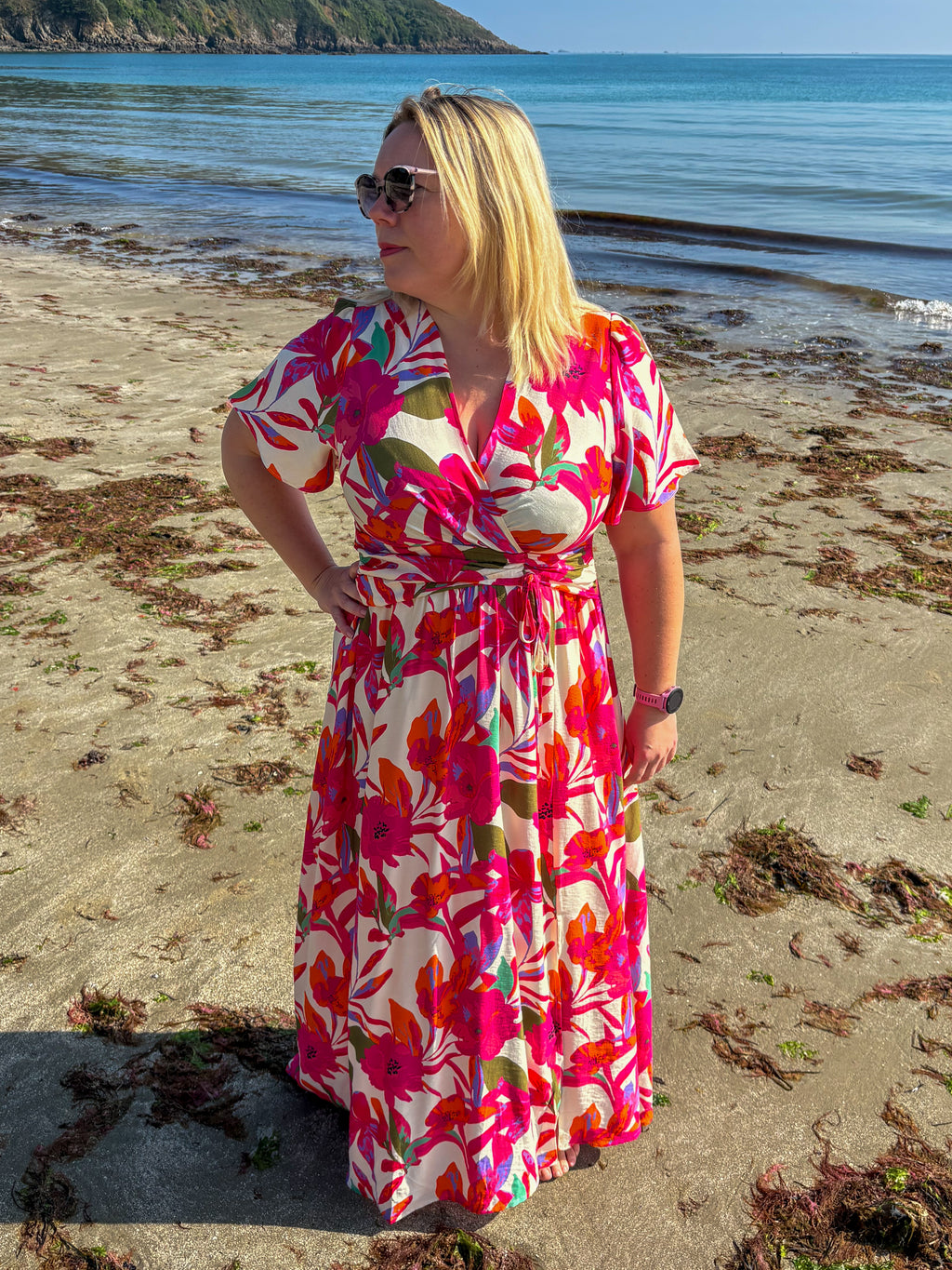 Robe Longue à fleurs - Plus size