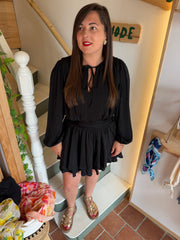 Robe courte noir