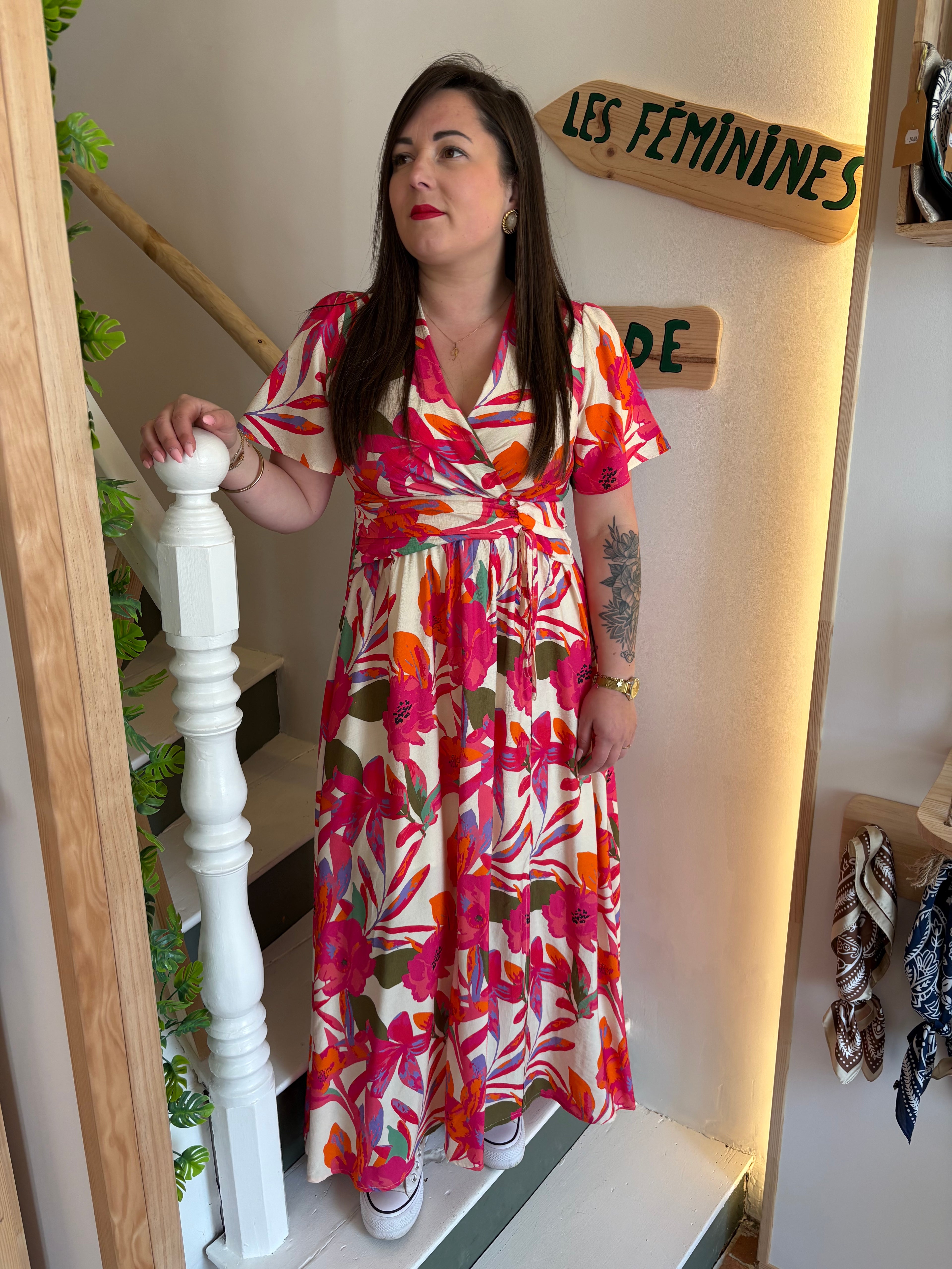 Robe Longue à fleurs