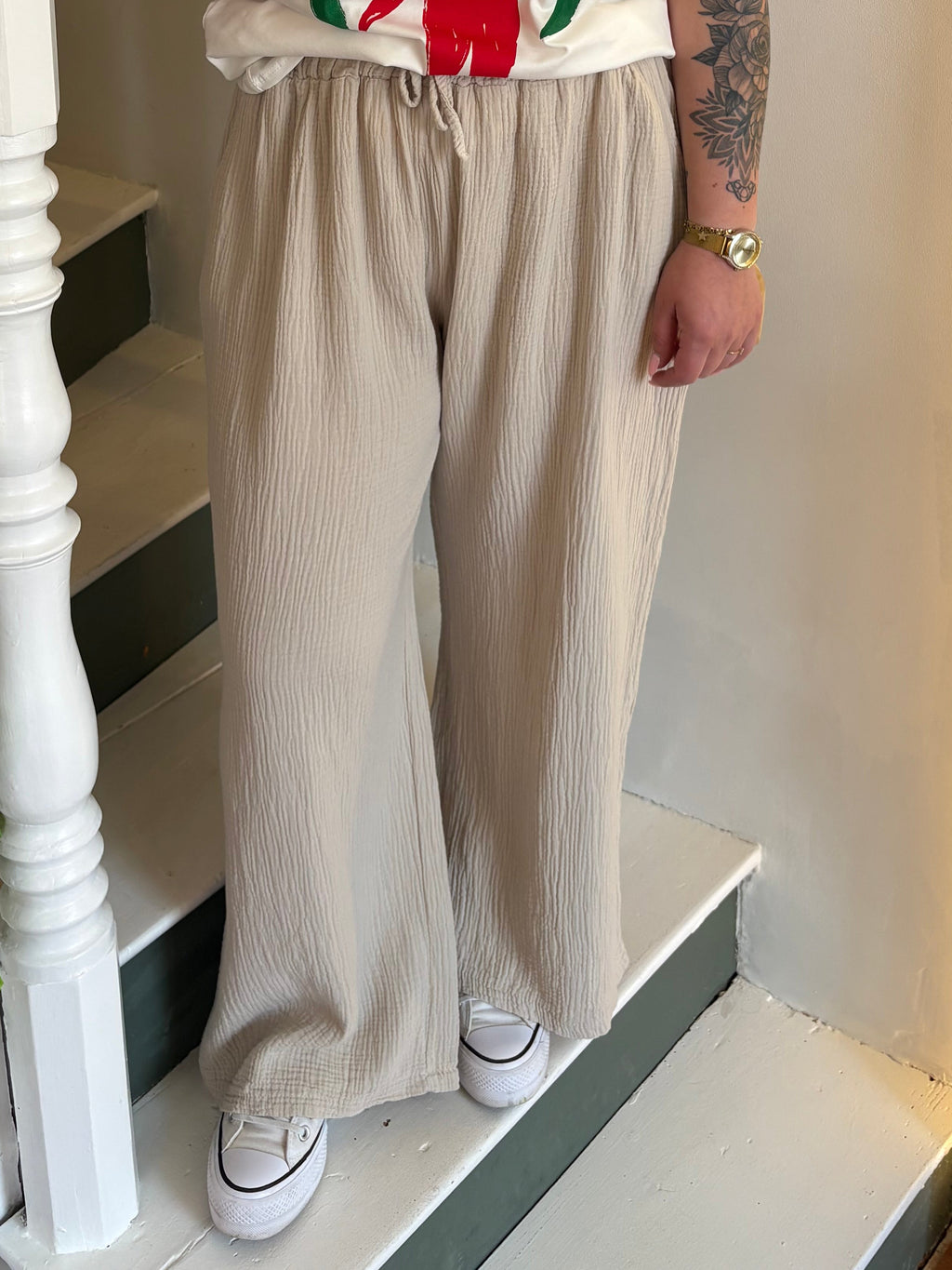 Pantalon Gaz De Coton