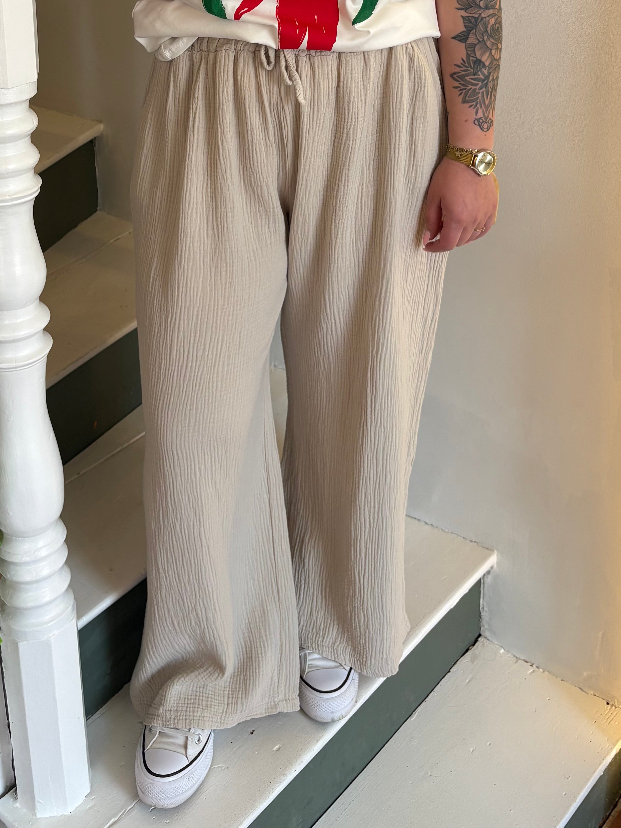 Pantalon Gaz De Coton
