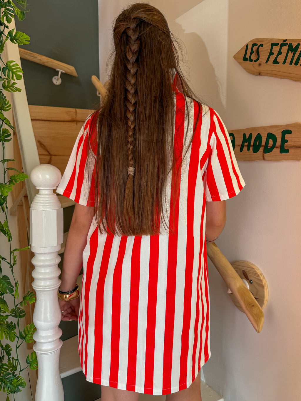 Robe Chemise Rayée