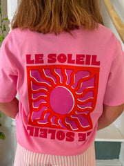 T-shirt enfant « Le Soleil » – Rose - Mini