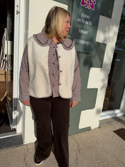 Gilet sans manches écrue - Plus size