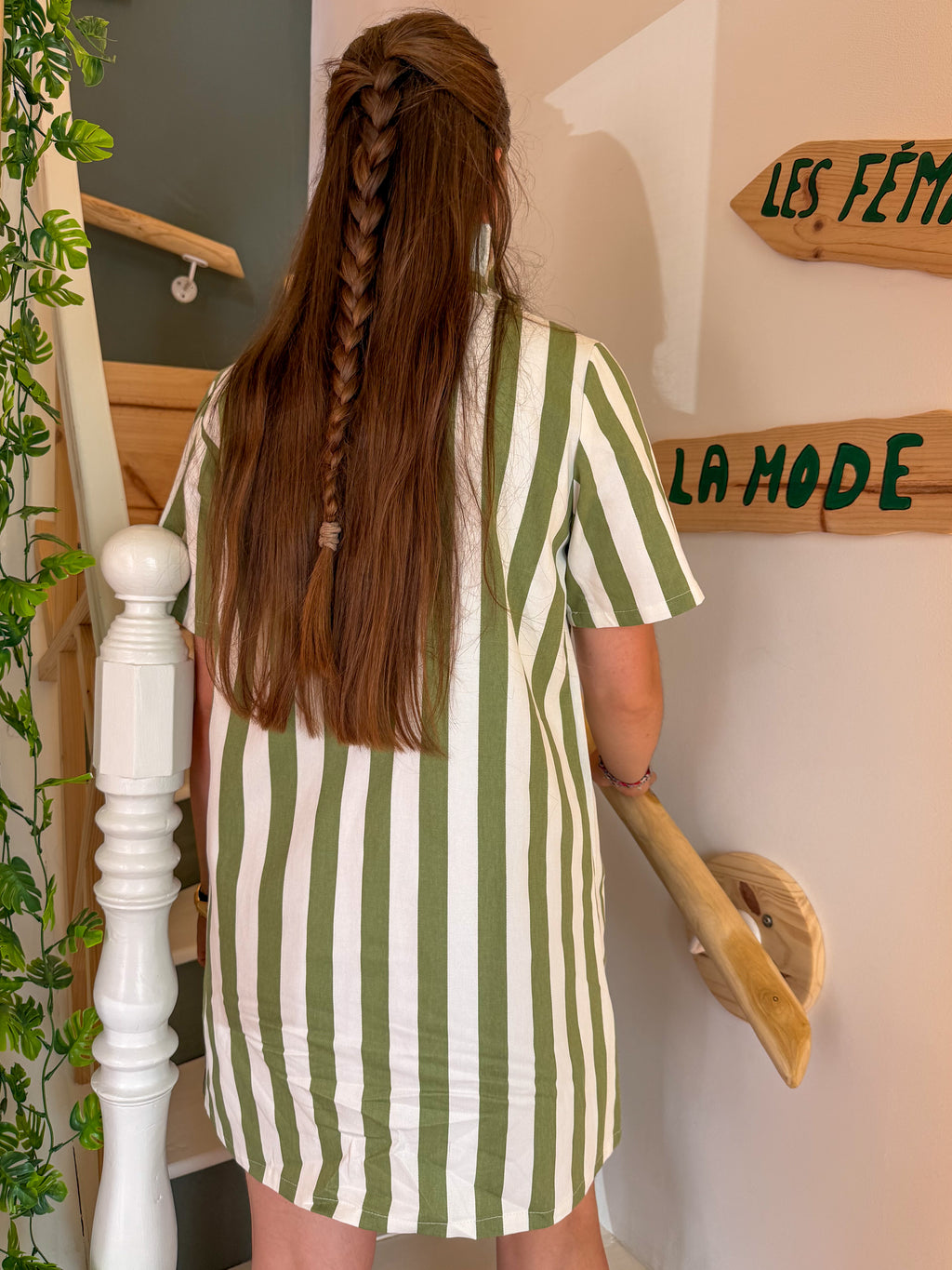 Robe Chemise Rayée