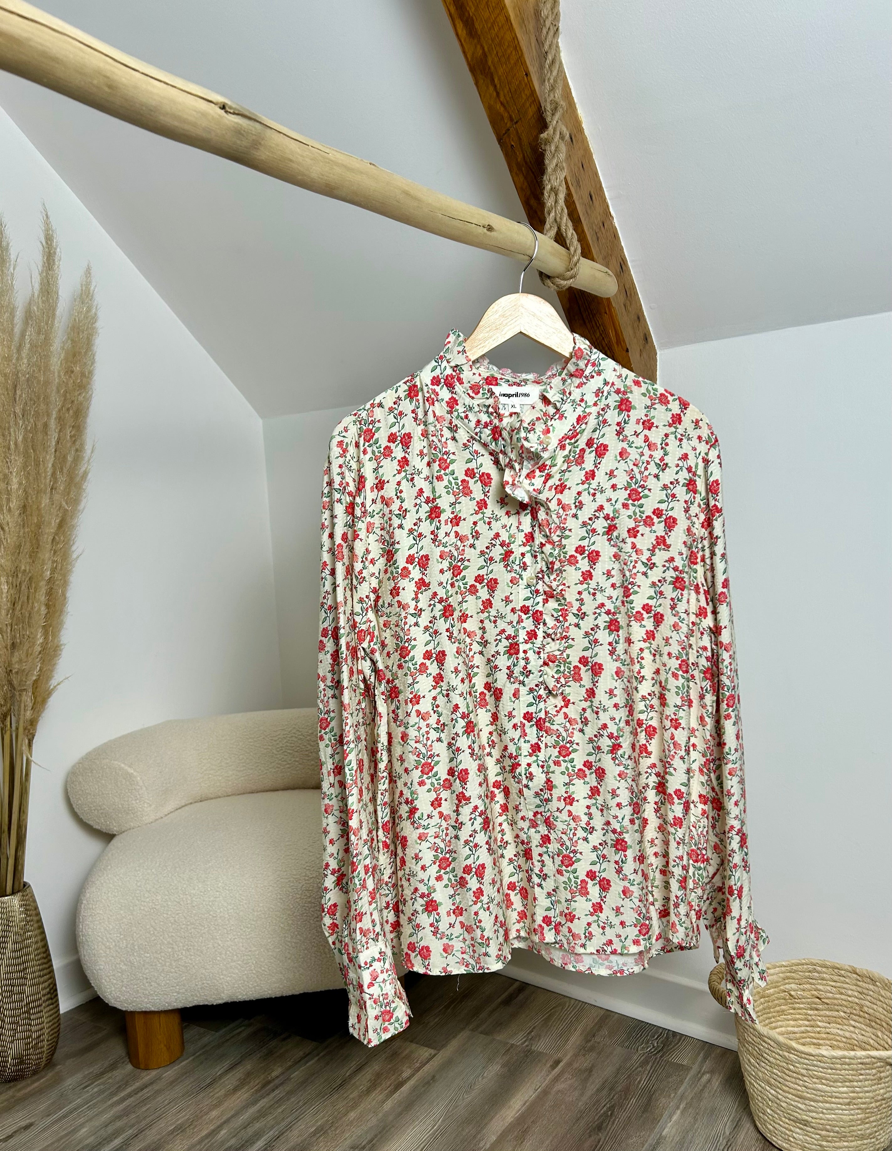 Blouse fluide à imprimé fleuri - Plus size