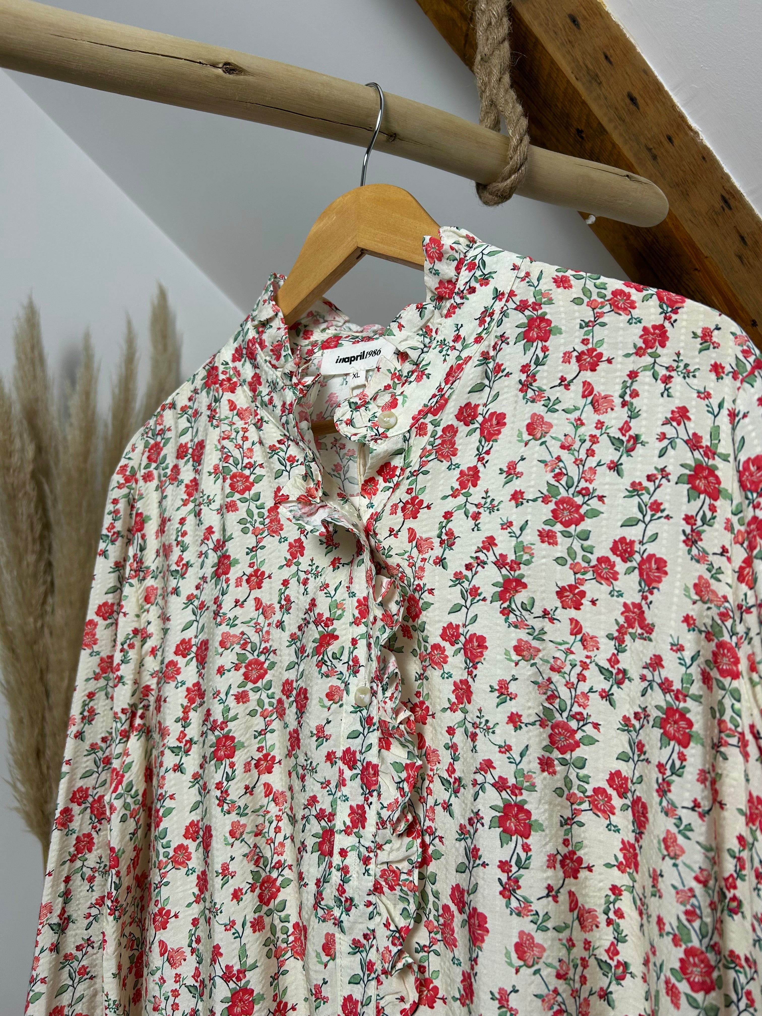 Blouse fluide à imprimé fleuri - Plus size