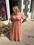 Robe longue orangé - Plus size