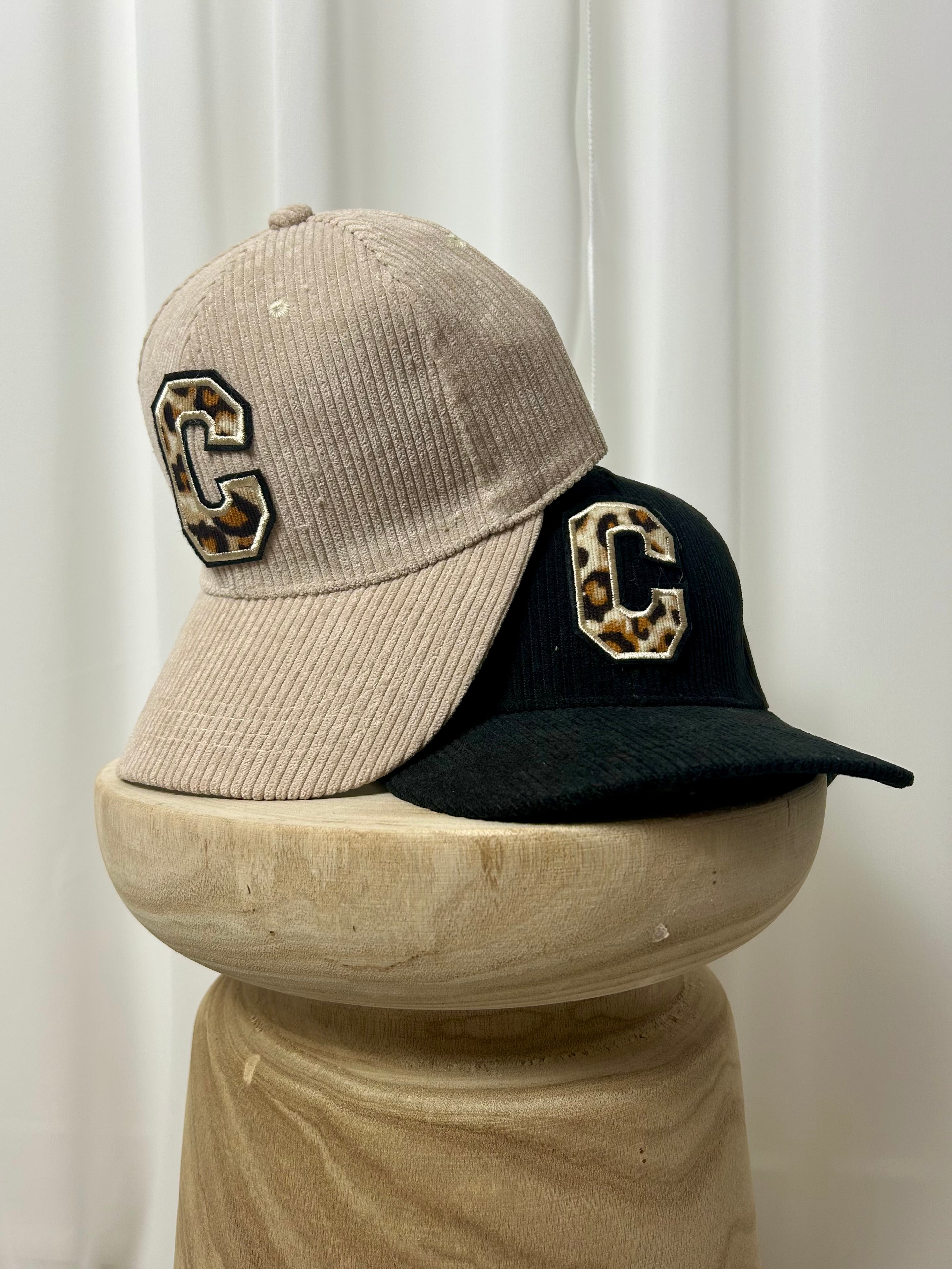Casquette effet velours