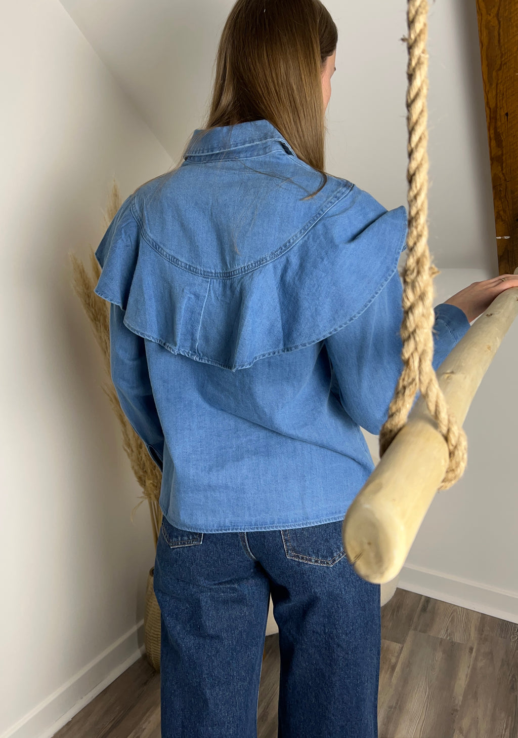 Chemise bleu jean