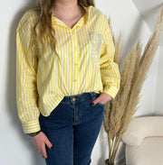 Chemise jaune - Plus size