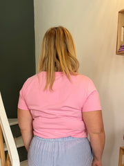 T-shirt Cœur Brodé – Plus size
