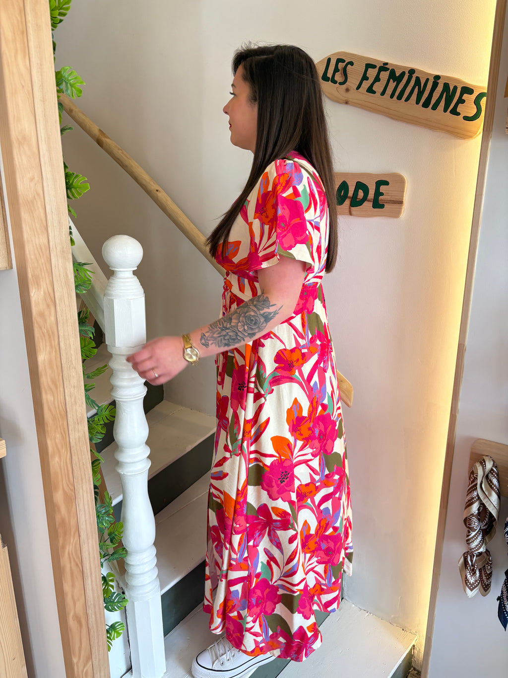 Robe Longue à fleurs
