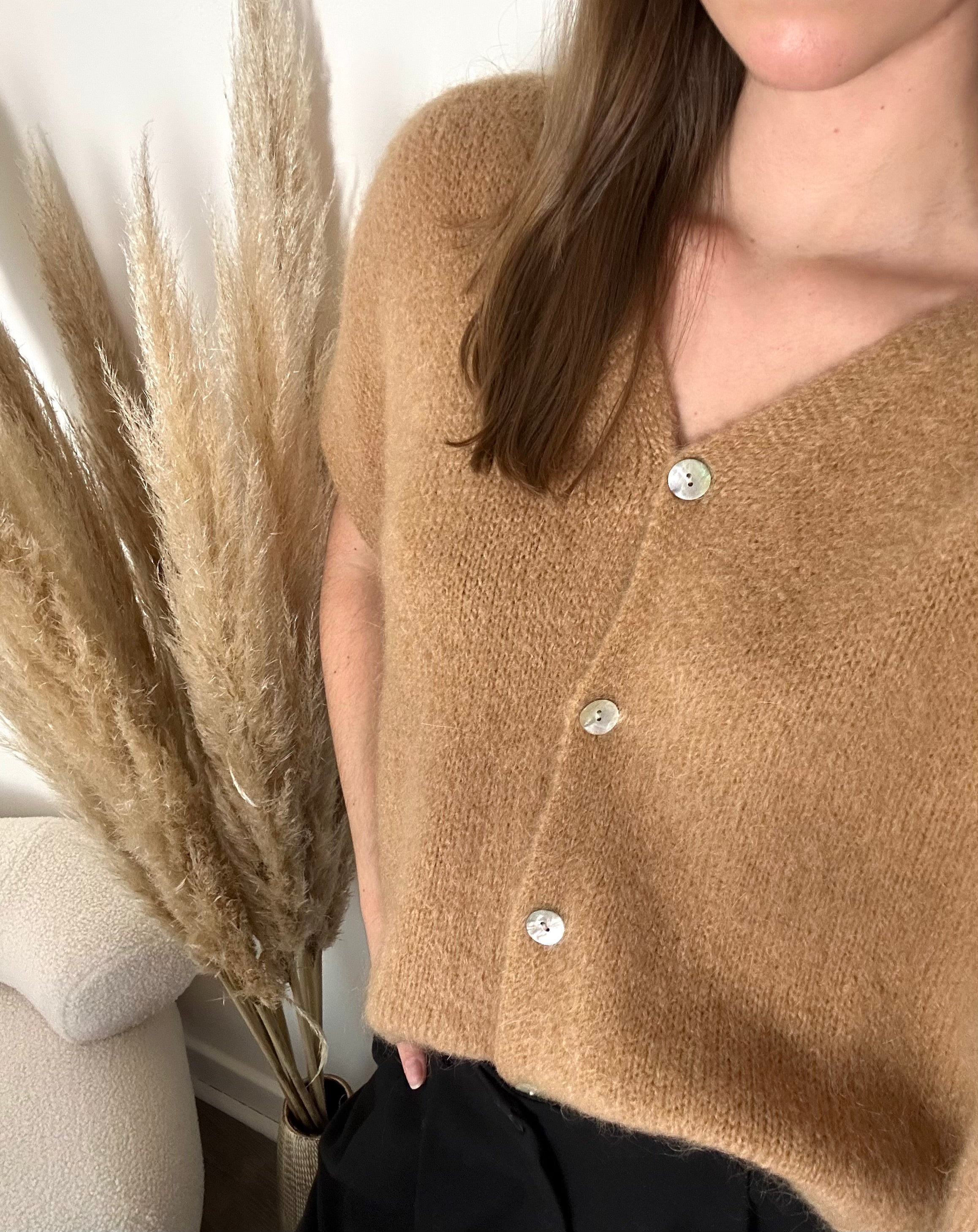 Gilet boutonné sans manches