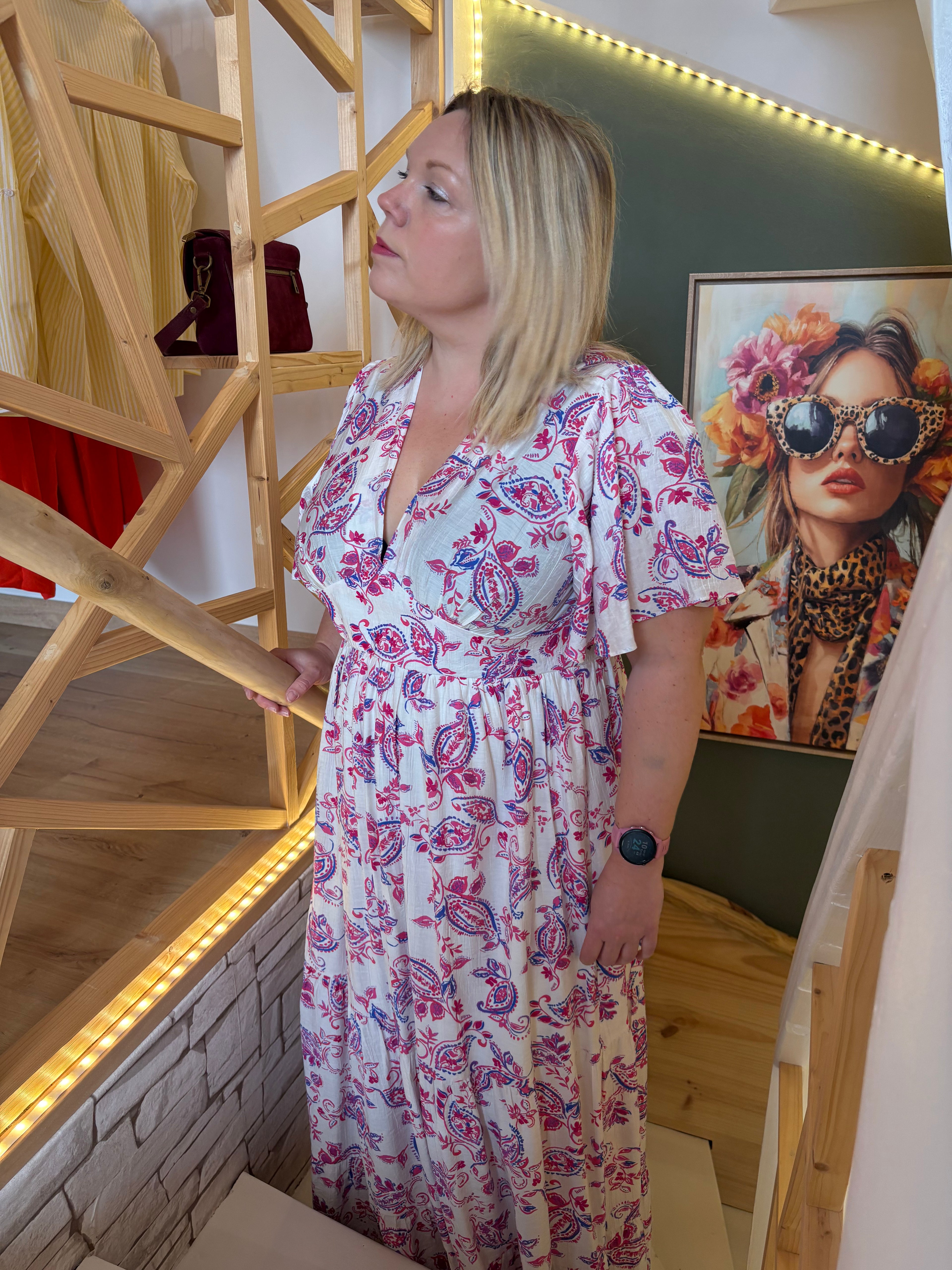 Robe longue bohème - Plus size