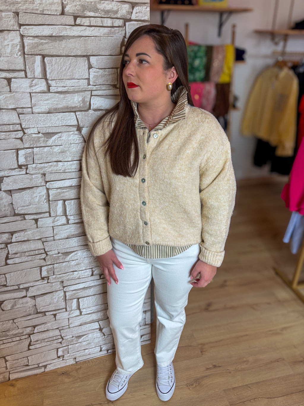 Gilet manches longues