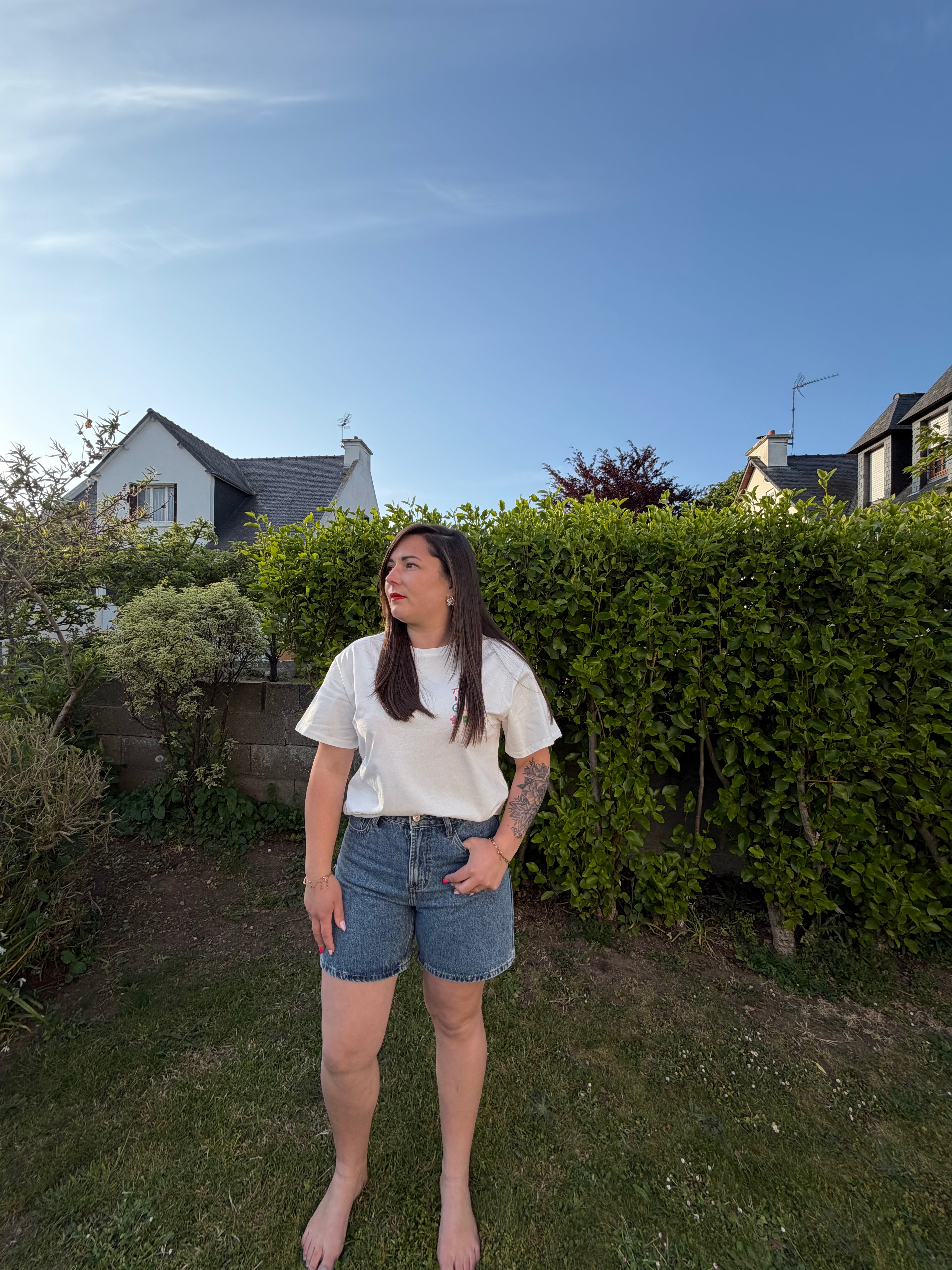 Short en jean