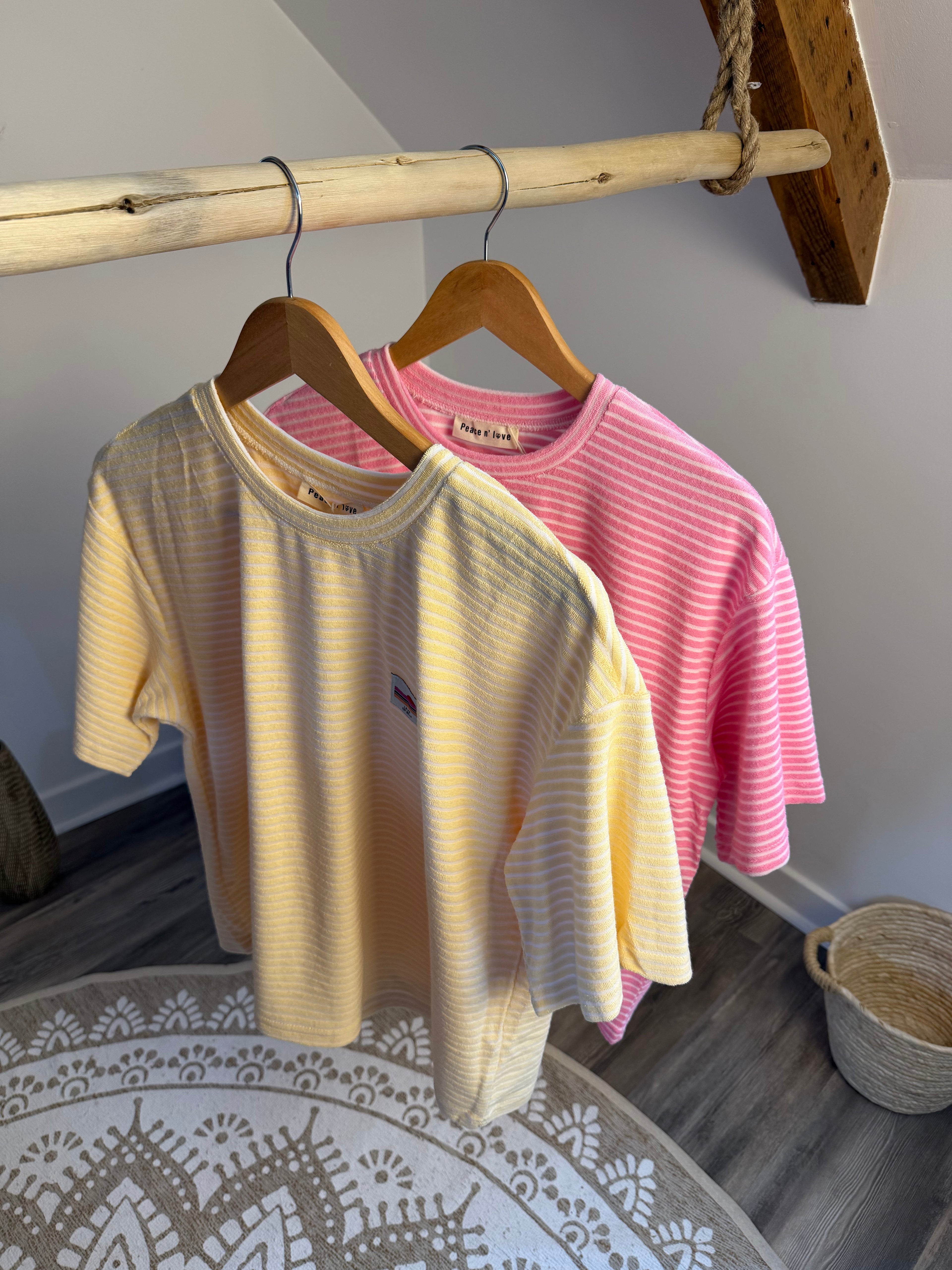 T-shirt en éponge oversize