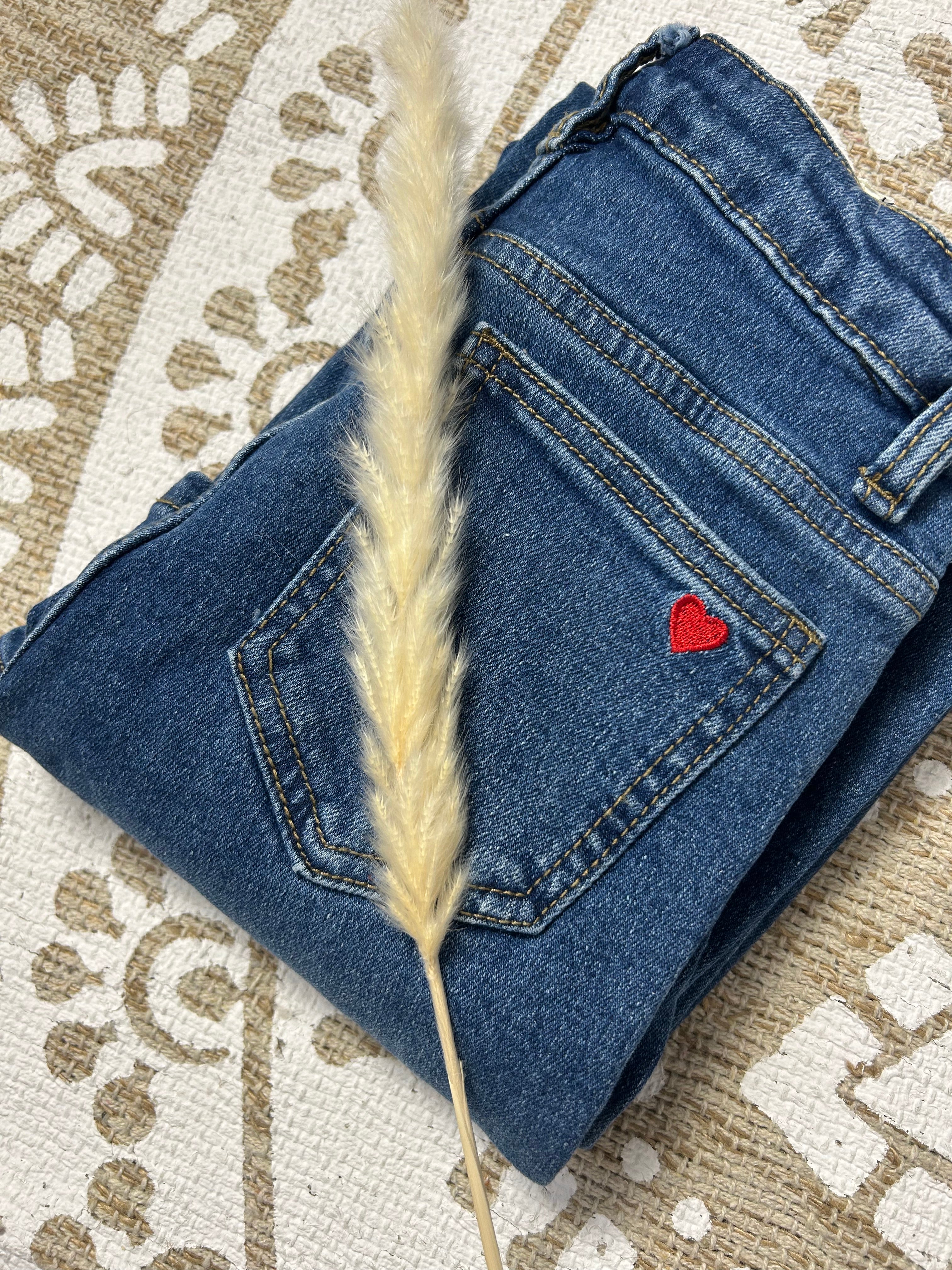 Jeans droit bleu - Mini