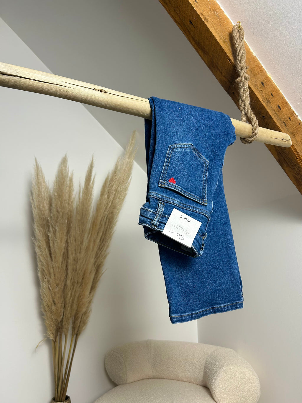Jeans droit bleu - Mini