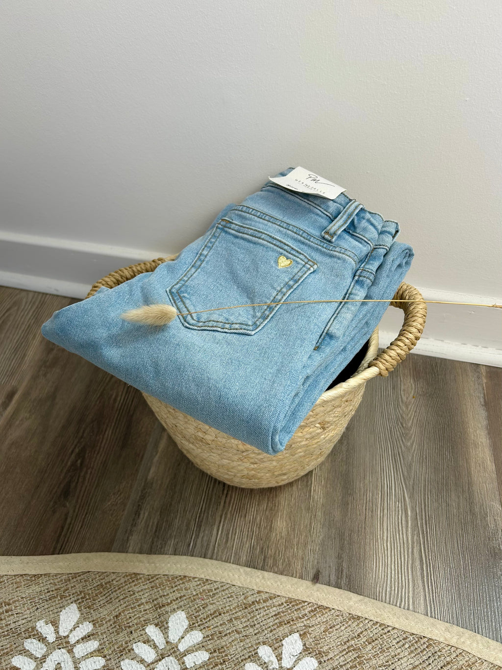 Jean droit bleu clair - Mini