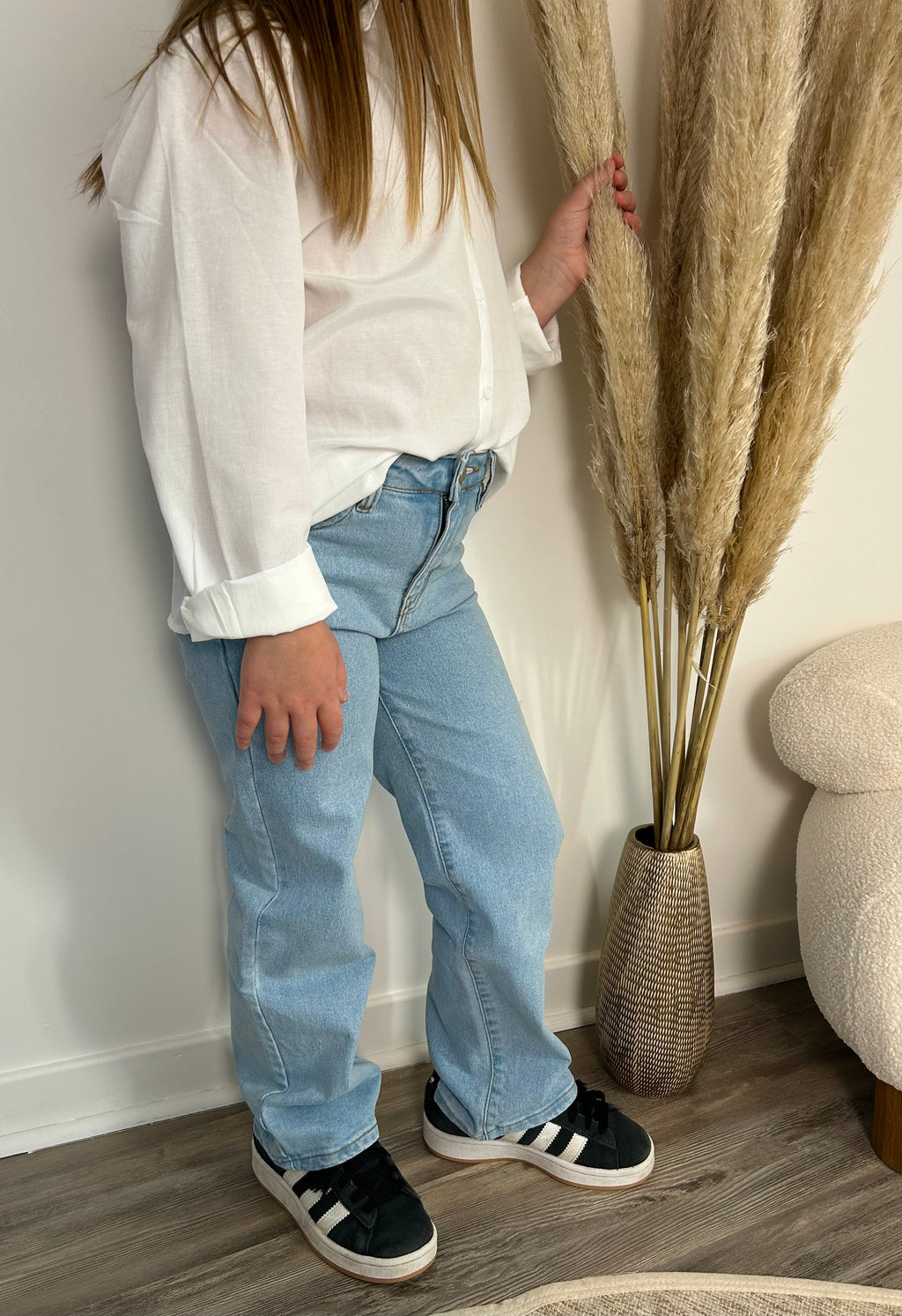 Jean droit bleu clair - Mini