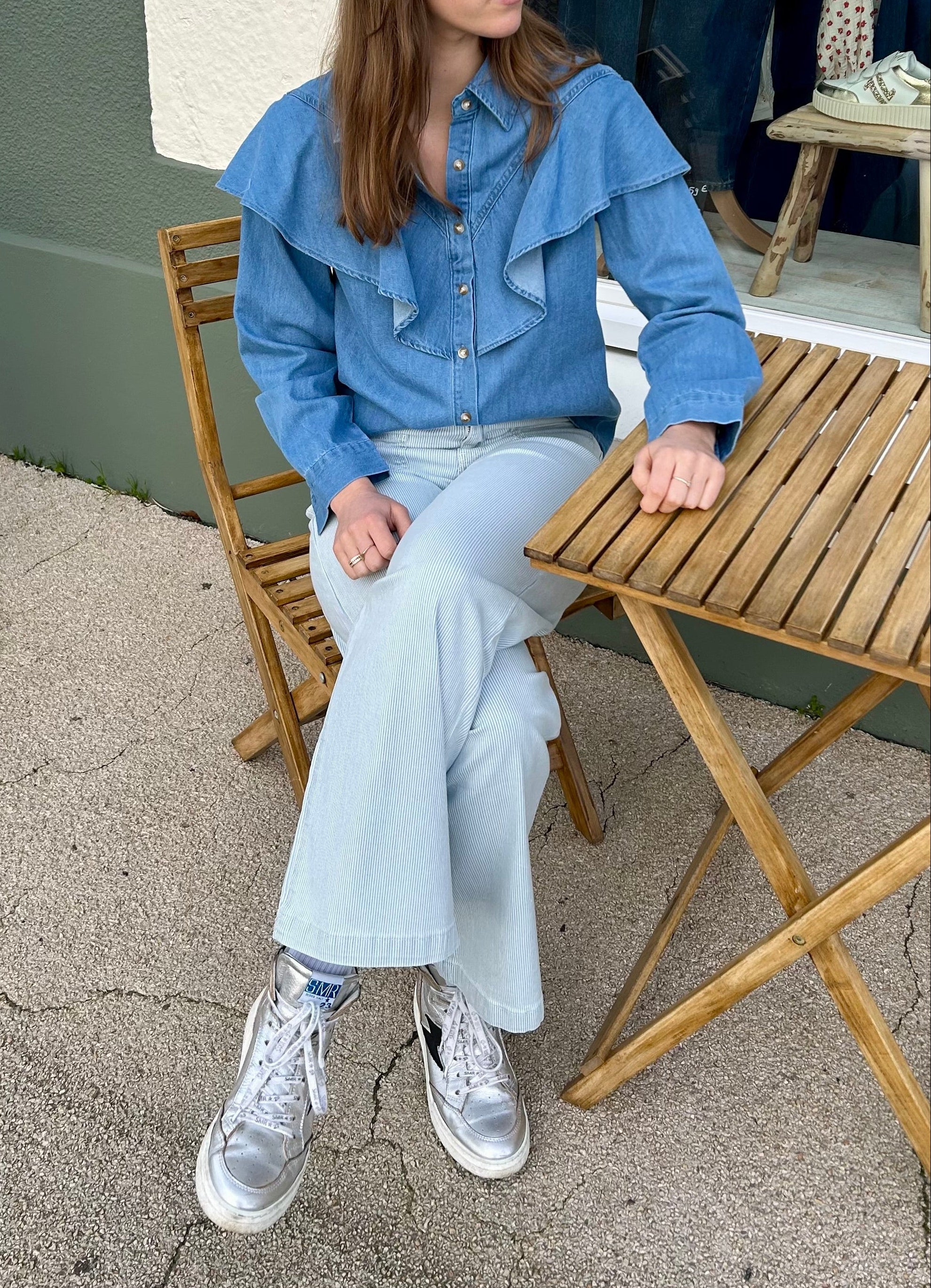 Jean wide printanier