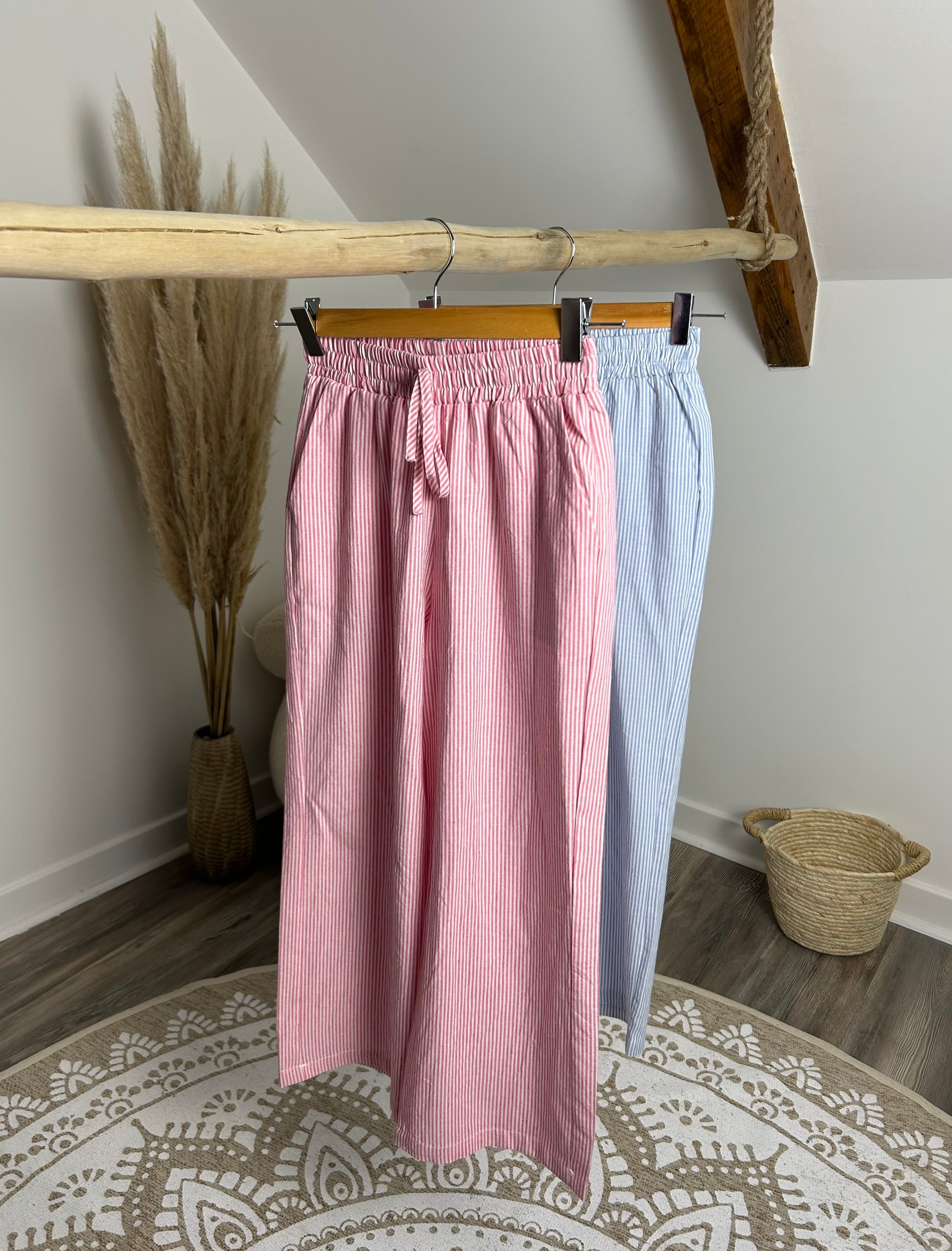Pantalon fluide rayé - Mini