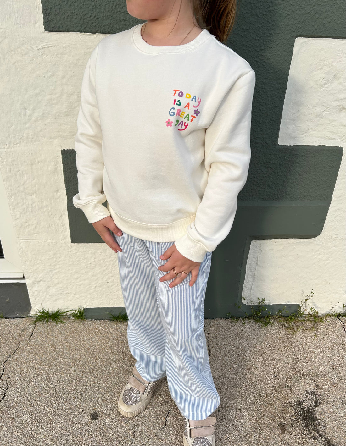 Pantalon fluide rayé - Mini