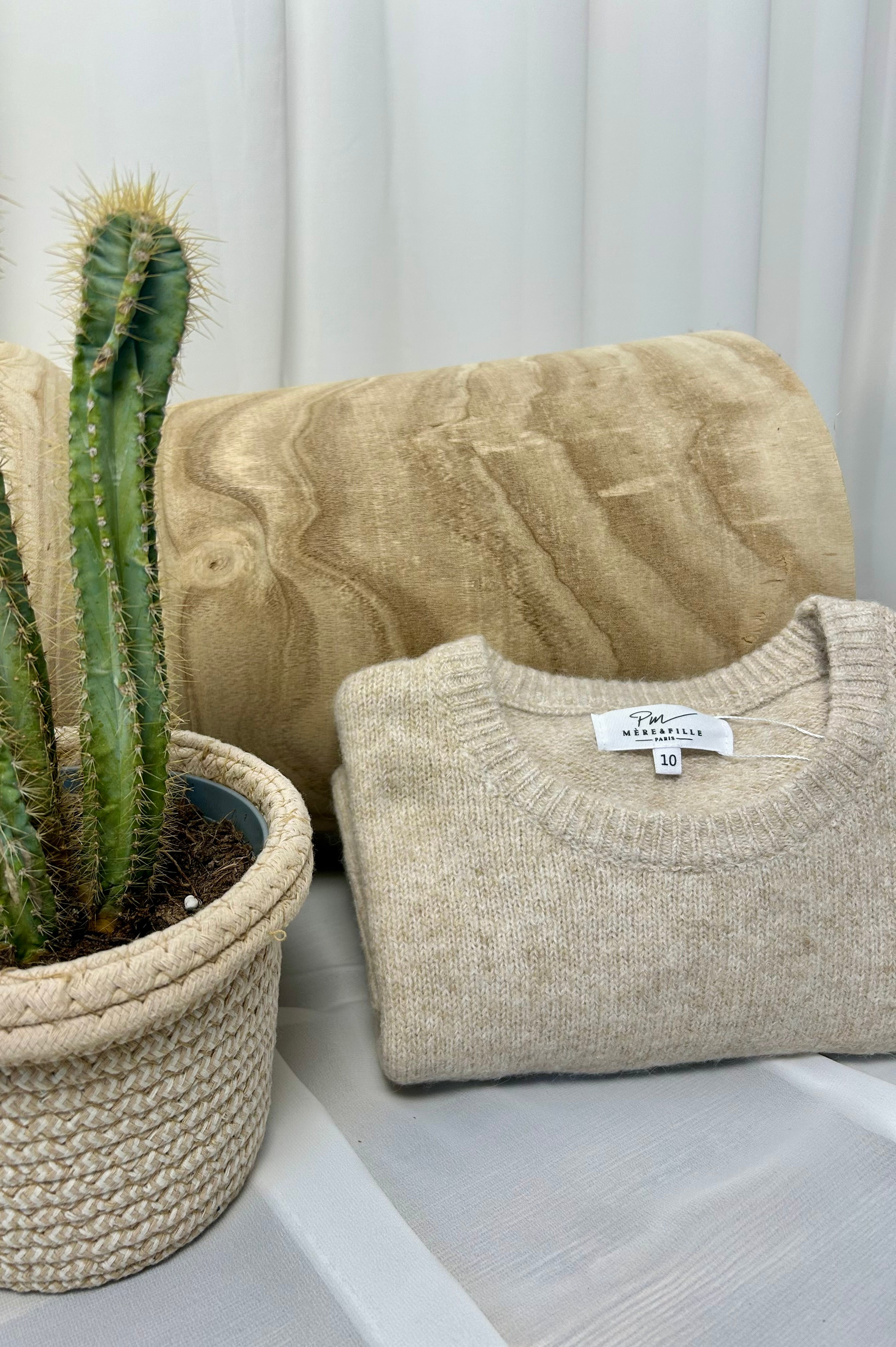 Pull beige - Mini