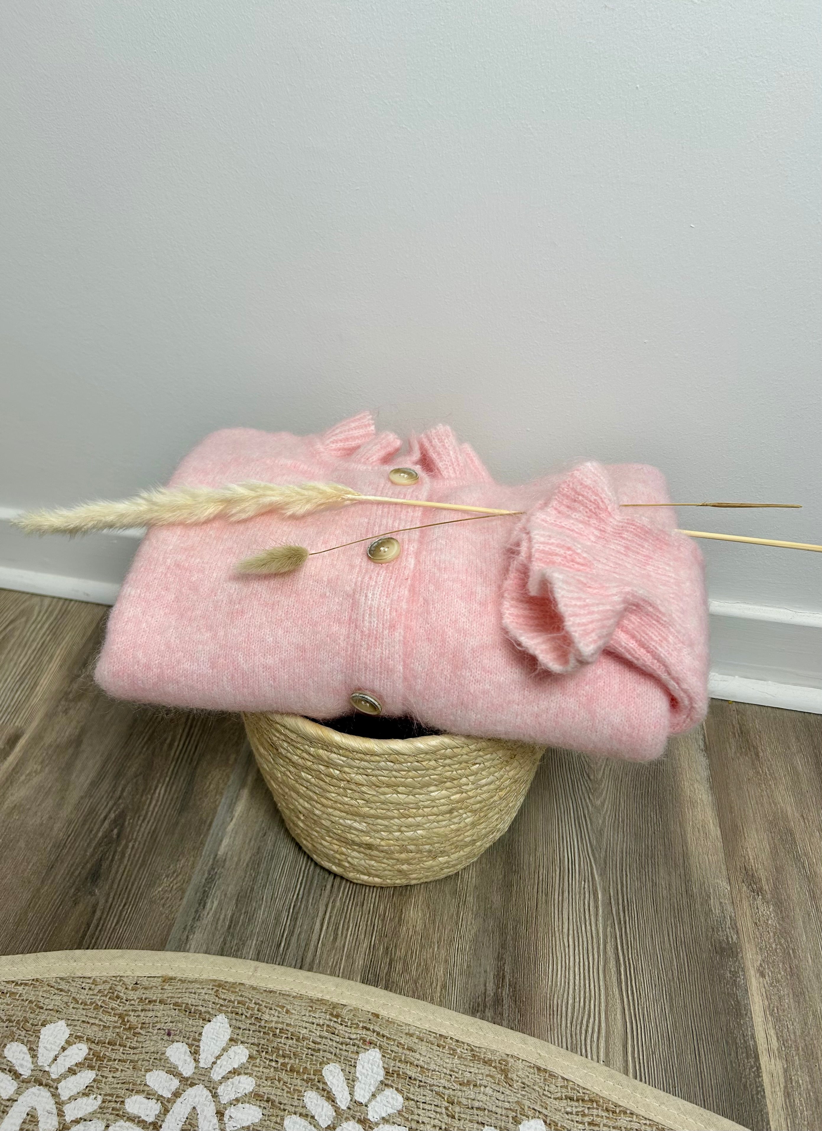 Pull rose poudré - Plus size