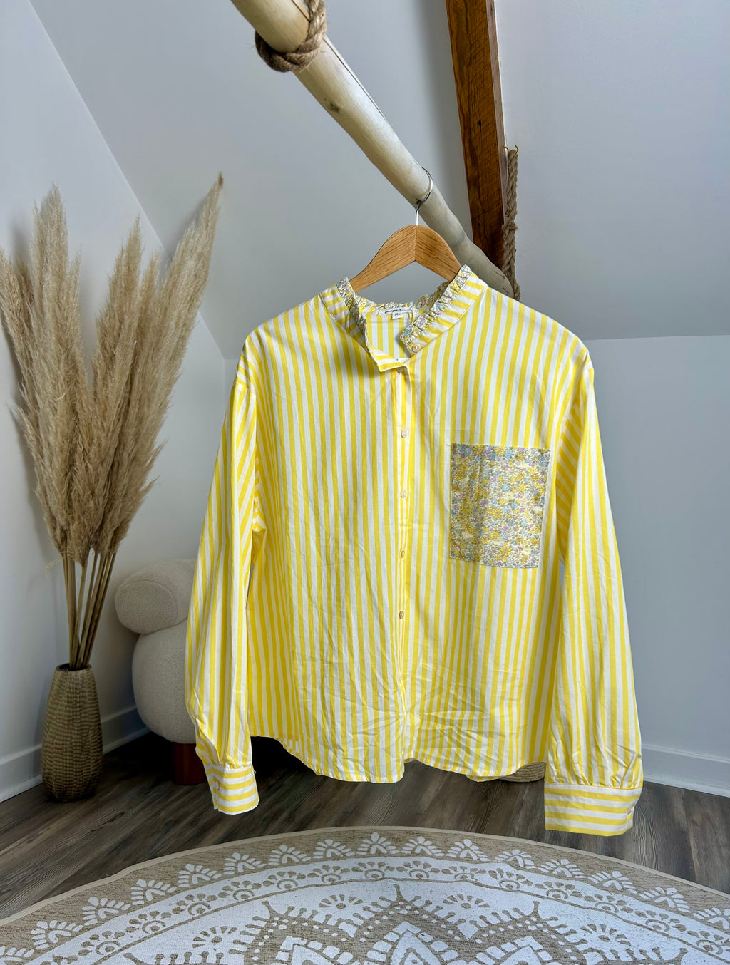 Chemise jaune - Plus size