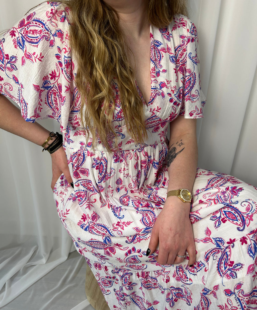 Robe longue bohème - Plus size
