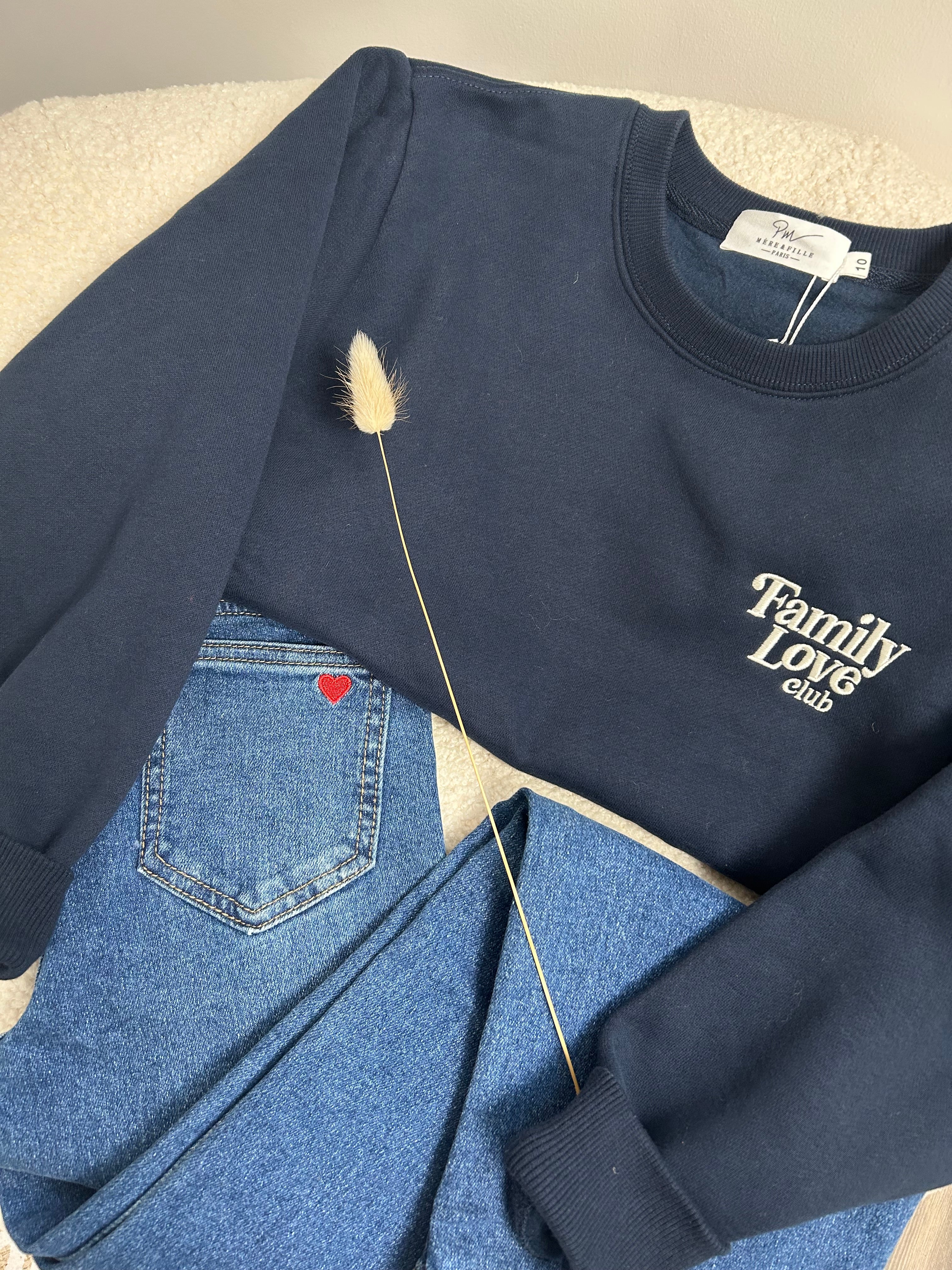 Sweat bleu marine - Mini