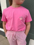 T-shirt rose zeste d'amour - Mini
