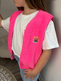 Veste sans manches rose - Mini
