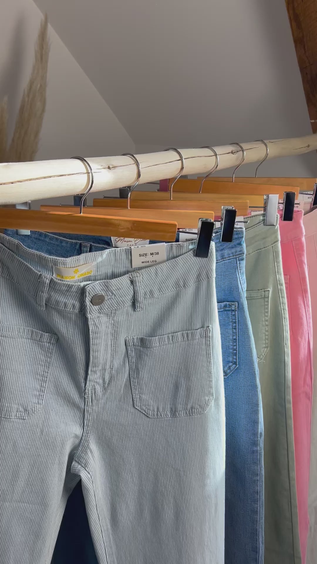 Jean wide printanier